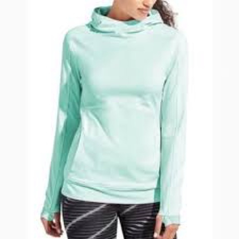 Athleta Mint Green Stowe Hoodie Activewear Running Women’s XXS